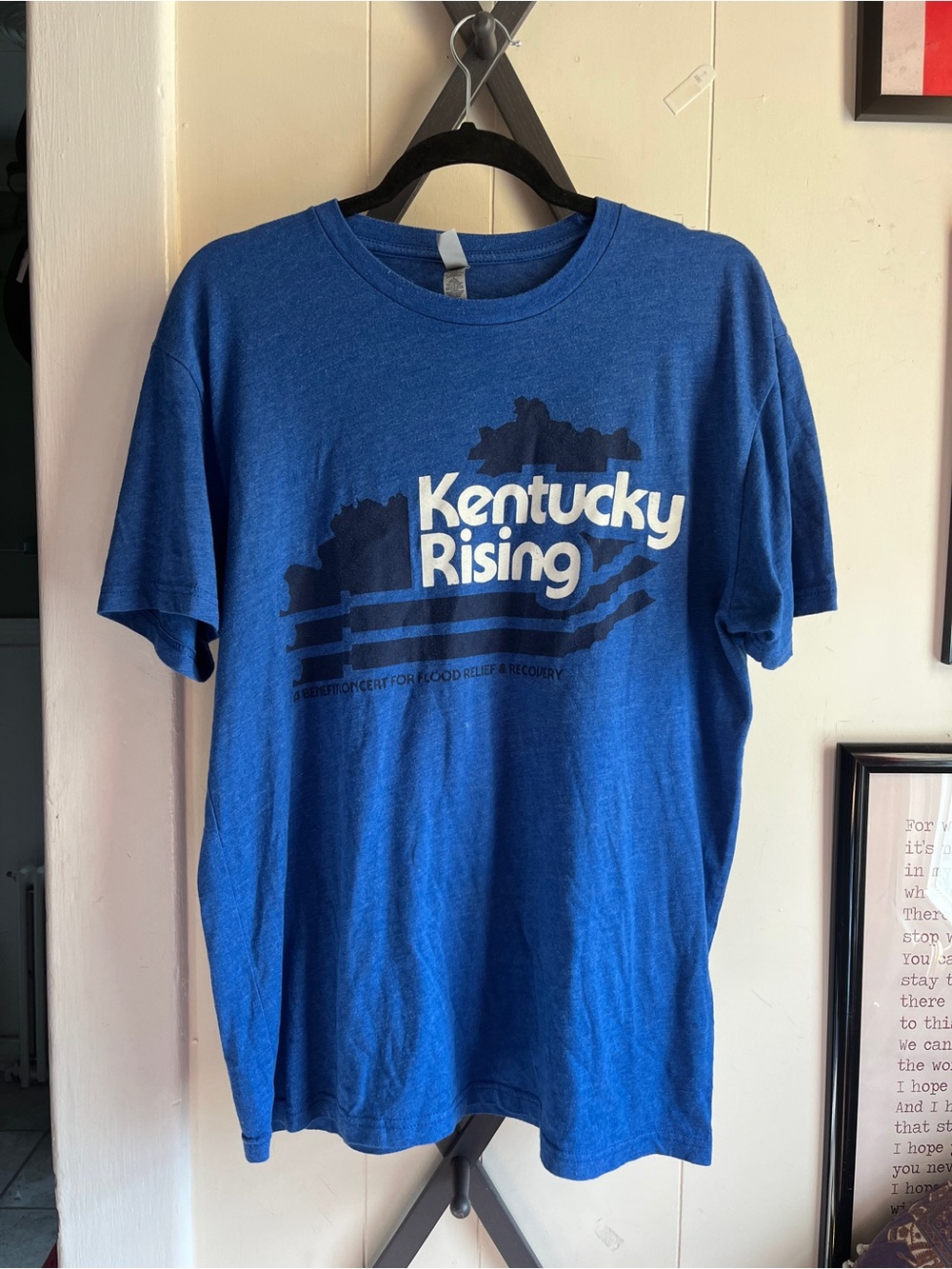 Kentucky Rising Blue Graphic Tee - Unbranded
